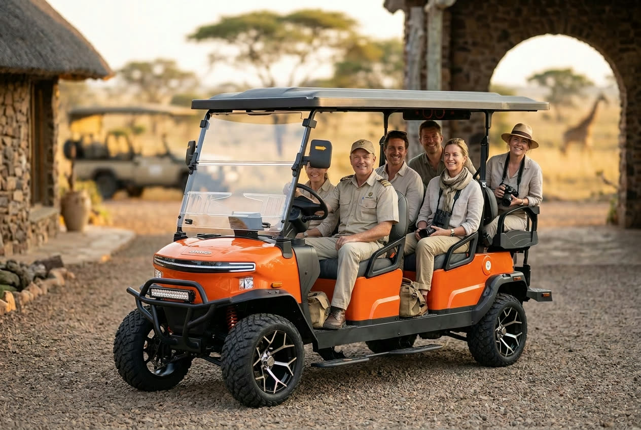 Denago Rover XL 6 — Our lifted 4 + 2 seats model