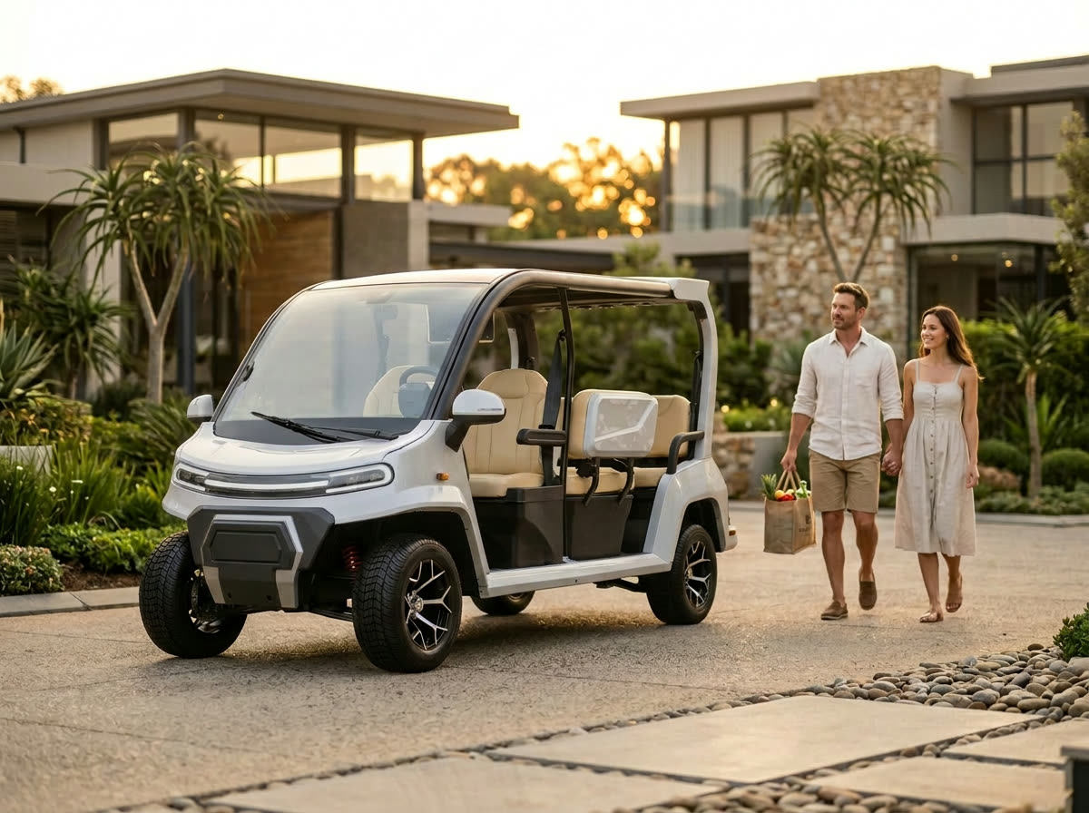 Denago City Cart in White